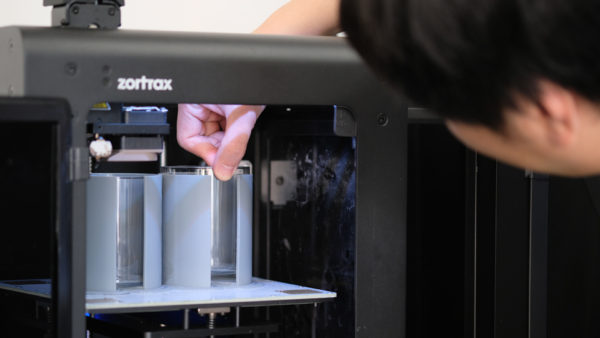 “Unfinished vase” made by 3D printer by Kazuya Koike